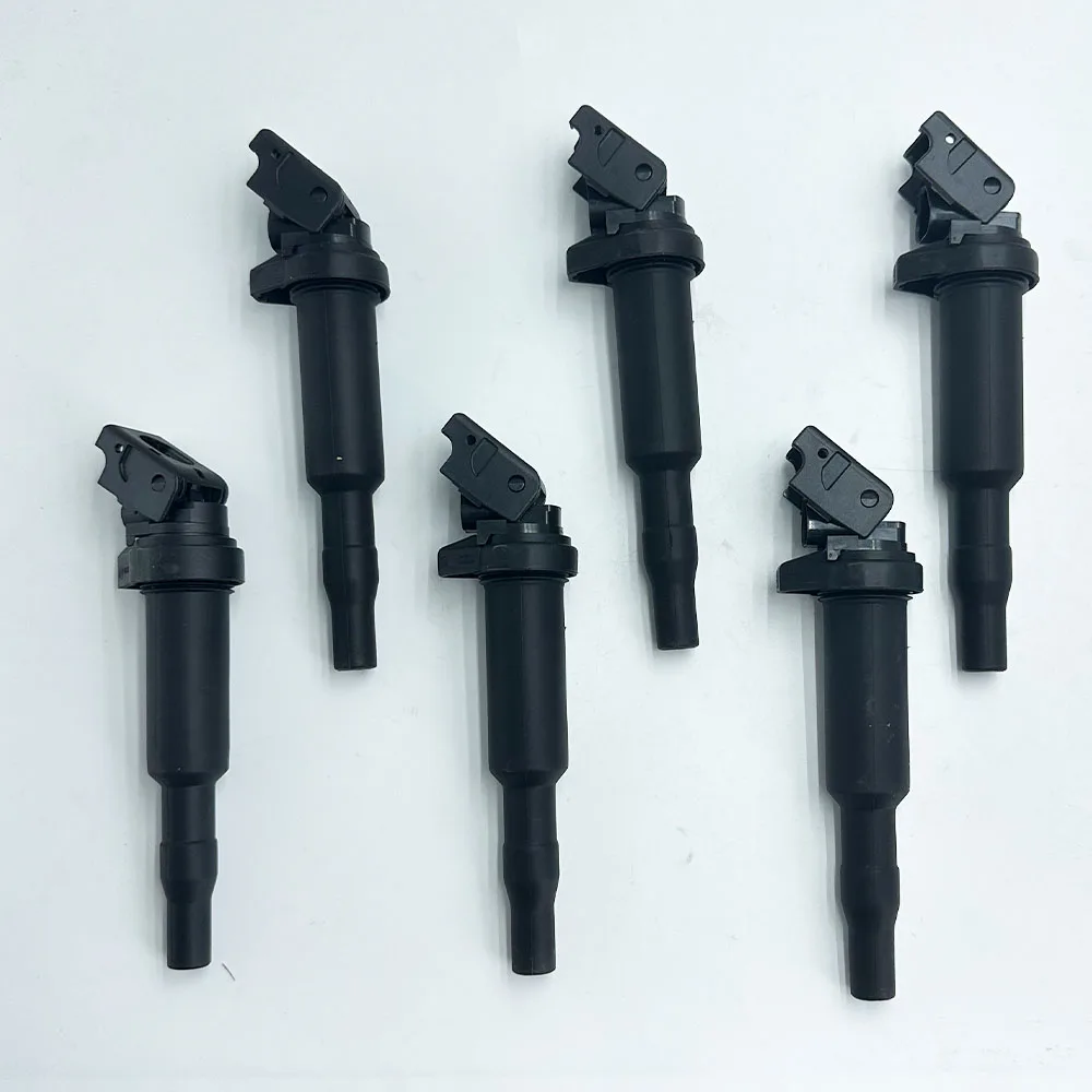 Совершенно новые 6 шт. 0221504470 катушки зажигания 12138616153 12137594937 221504470 для B-MW 325i 328i 525i