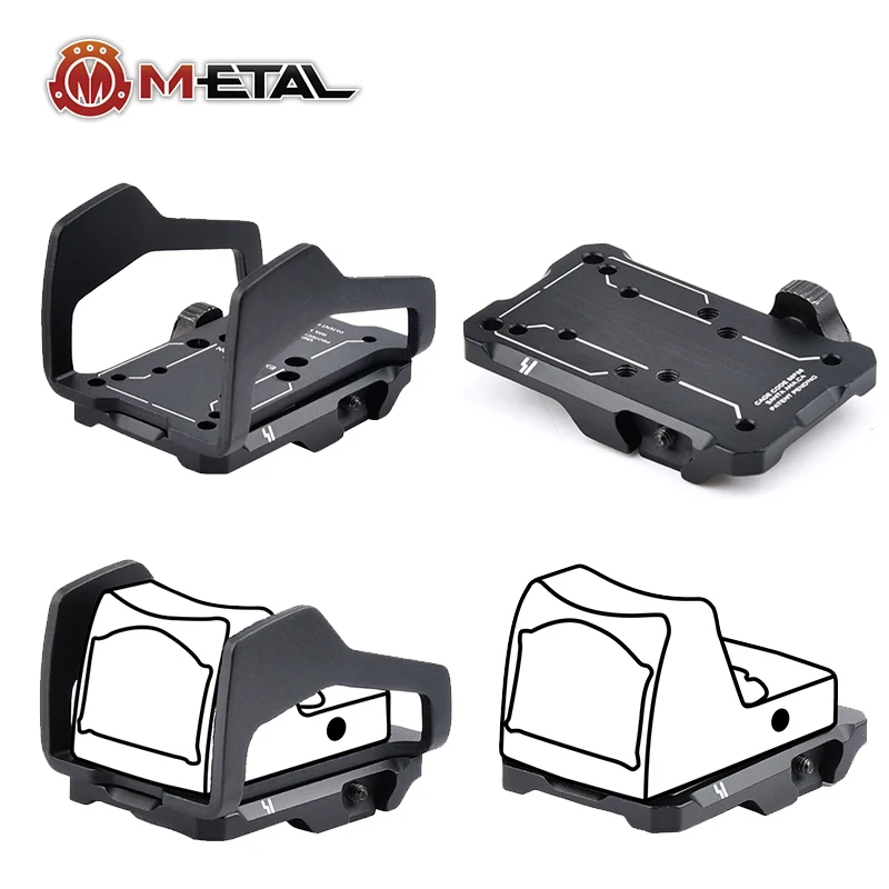 

Universal RMR Metal Base Tactical Viper Red Dot Sight For Glock G17 G19 Pistol Airsoft Hunting Competitive Shooting Accessories