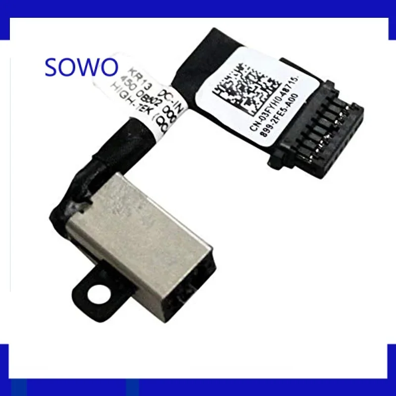 Разъем питания постоянного тока с разъемом для кабеля Dell Inspiron 13 7370 7373 3FYH0 03FYH0 450.0B502