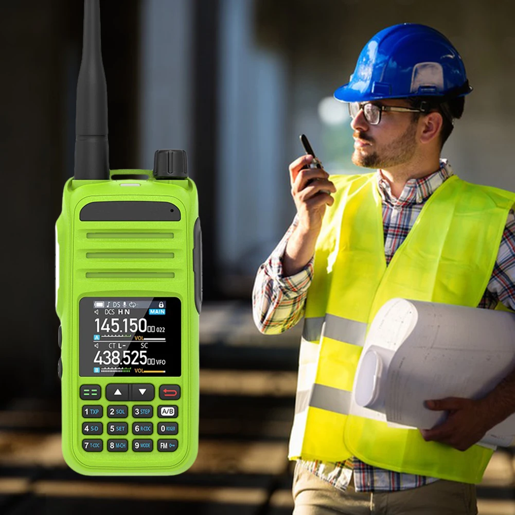 

A36plus UHF/VHF/AM/FM Handie-Talkie Multi-Functional Radio Transceivers Multi-Band With Color Display 2000mAh Rechargeable