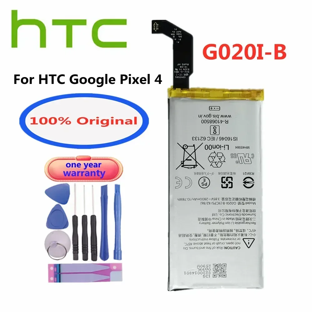 Новый оригинальный аккумулятор для HTC GOOGLE PIXEL 4 4A 4XL Pixel4 XL 3 3A Pixel3 3XL Nexus S1 M1 U11+ Plus Bateria