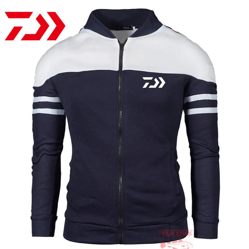 

2023 Daiwa Рыболовная одежда весна осень Повседневный Спортивный зимний свитер куртка Мужская Уличная дышащая рыболовная куртка с длинным рука...