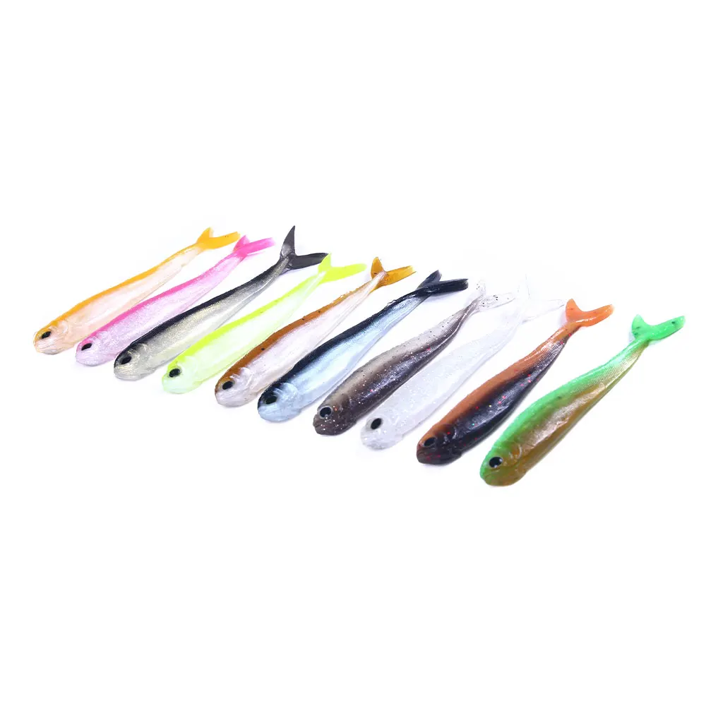 

10pcs Soft Lures Silicone Bait for Fishing Sea Fishing Swimbait Isca Artificial 8.5cm 3g