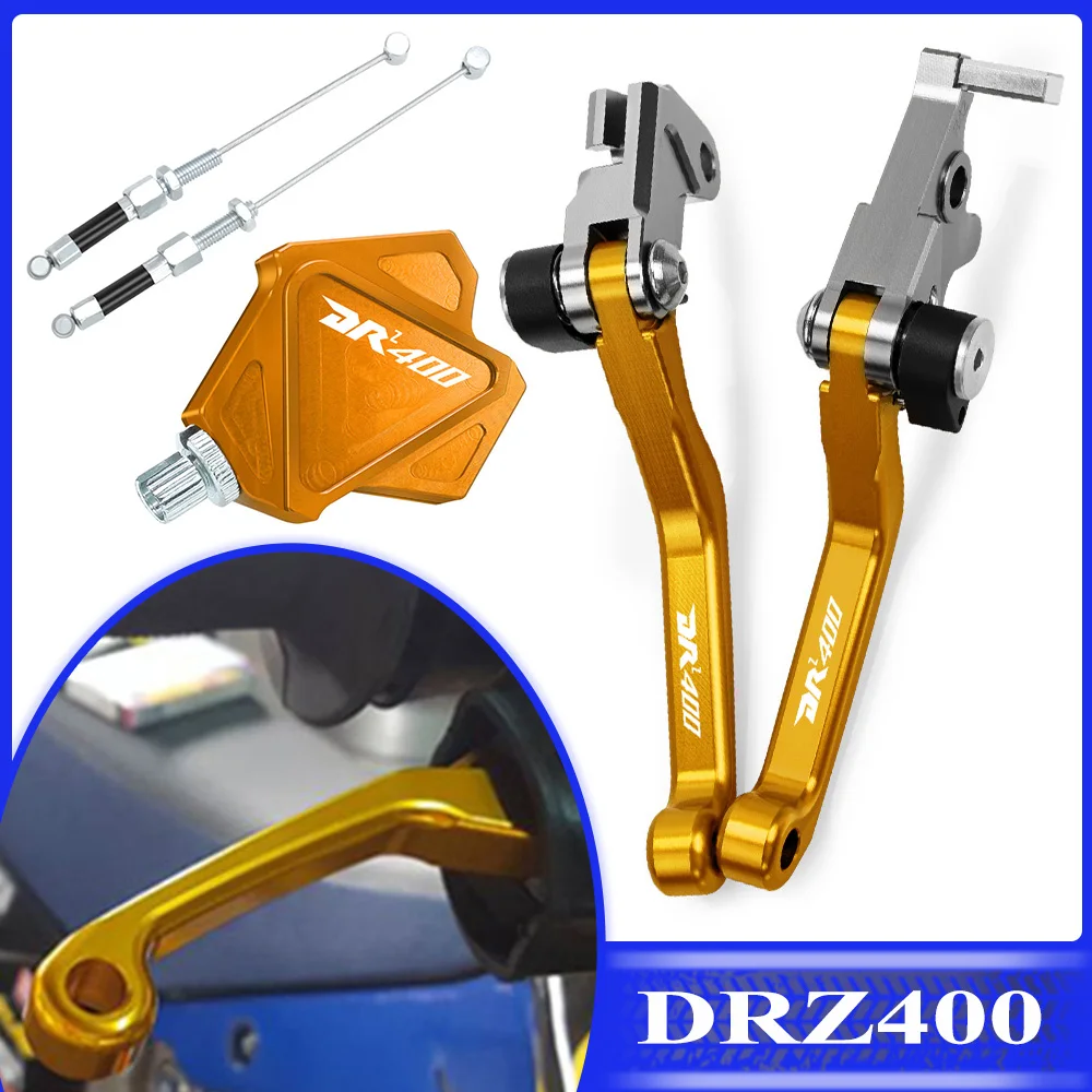 

For SUZUKI DRZ400 DRZ400S DRZ400SM DRZ 400 S SM 2000-2017 Dirt Bike Brake Clutch Levers Stunt Clutch Easy Pull Cable System Set