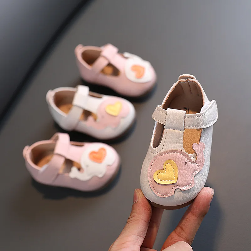 

Autumn Baby Girl PU Leather Shoes For Newborn Infant Toddler Princess Shoes Soft Soled Footwear First Walkers Beautiful Shoes