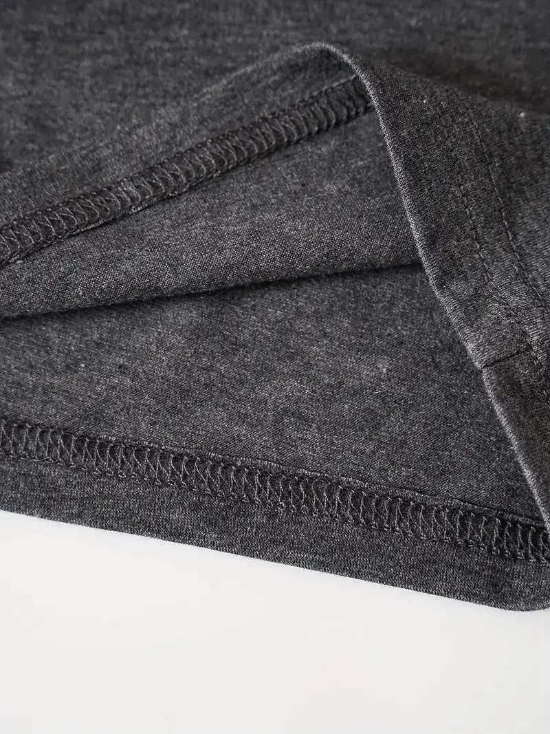 Женский Свободный Повседневный Топ без рукавов с принтом со слоганом и круглым