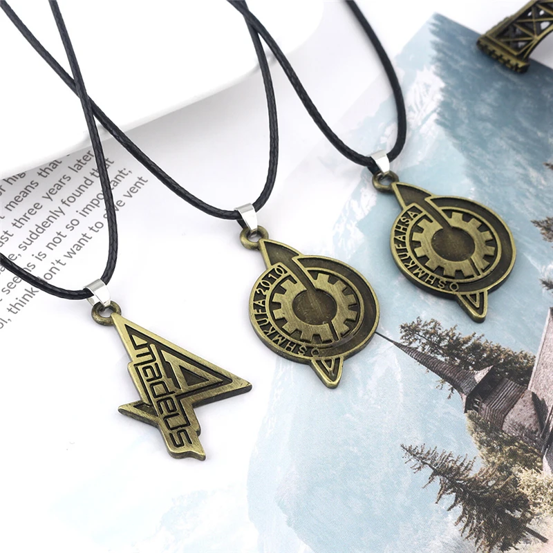 Ожерелье-ворота для взрослых из аниме вращающаяся Экипировка подвеска медаль