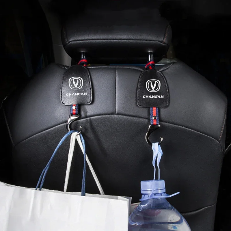 Автомобильный кожаный металлический крючок подголовник сиденья Стайлинг