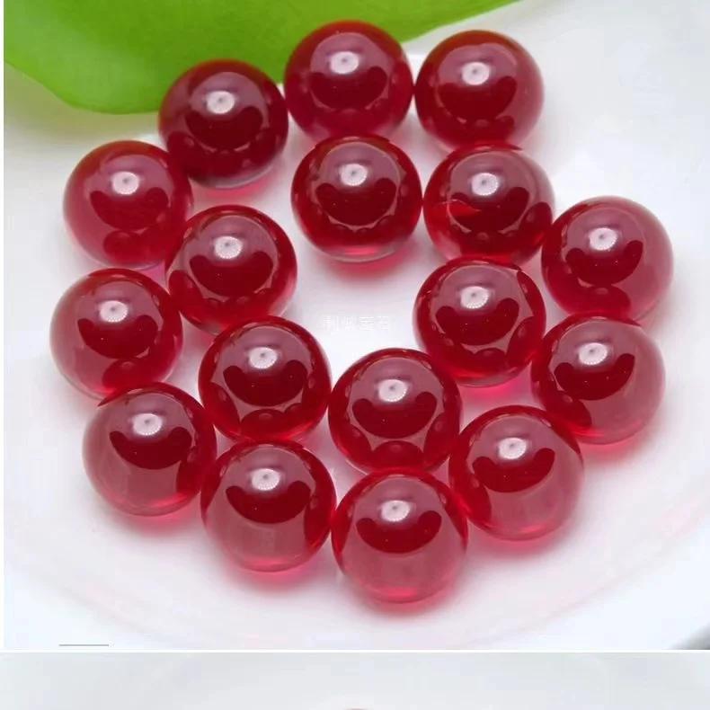 

Рубиновый шарик класса 5А без отверстий, промышленный 5. # Красный необработанный красный корундовый шарик без трещин, твердость 9.