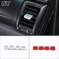 for ford ranger wildtrak 2015 2021 car modification chrome car air outlet adjusting rod cover stickers auto accessories