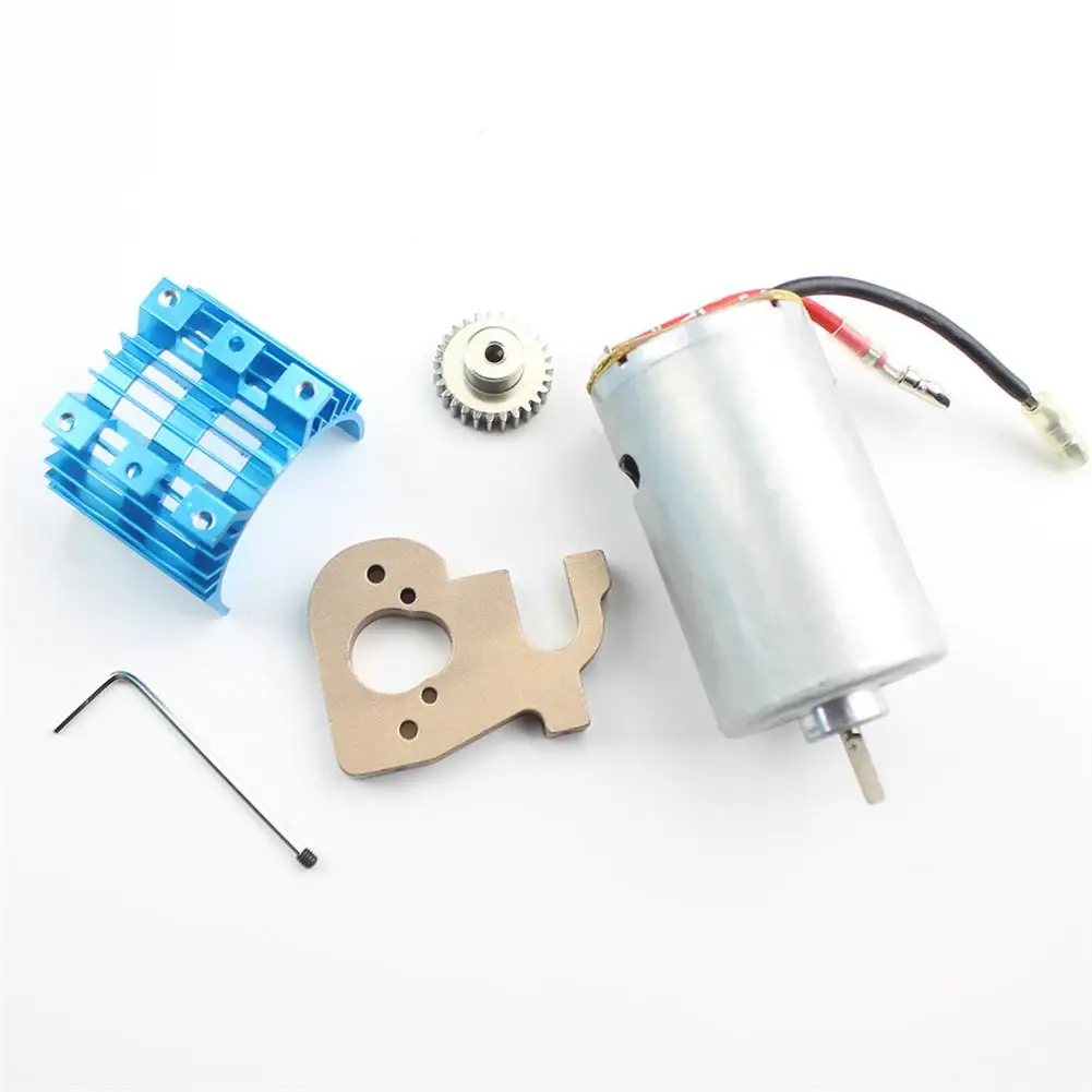 

Metal 550 Carbon Brush Motor+ Motor Mount for WLtoys 144001 1/14 4WD RC Car Spare Parts