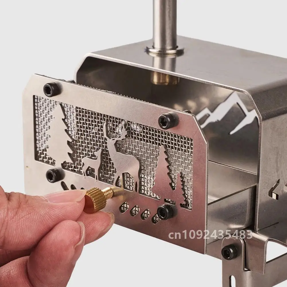 WELLHIKE дровяная печь мини-палатка с дымоходом угольная держатель для ароматерапии