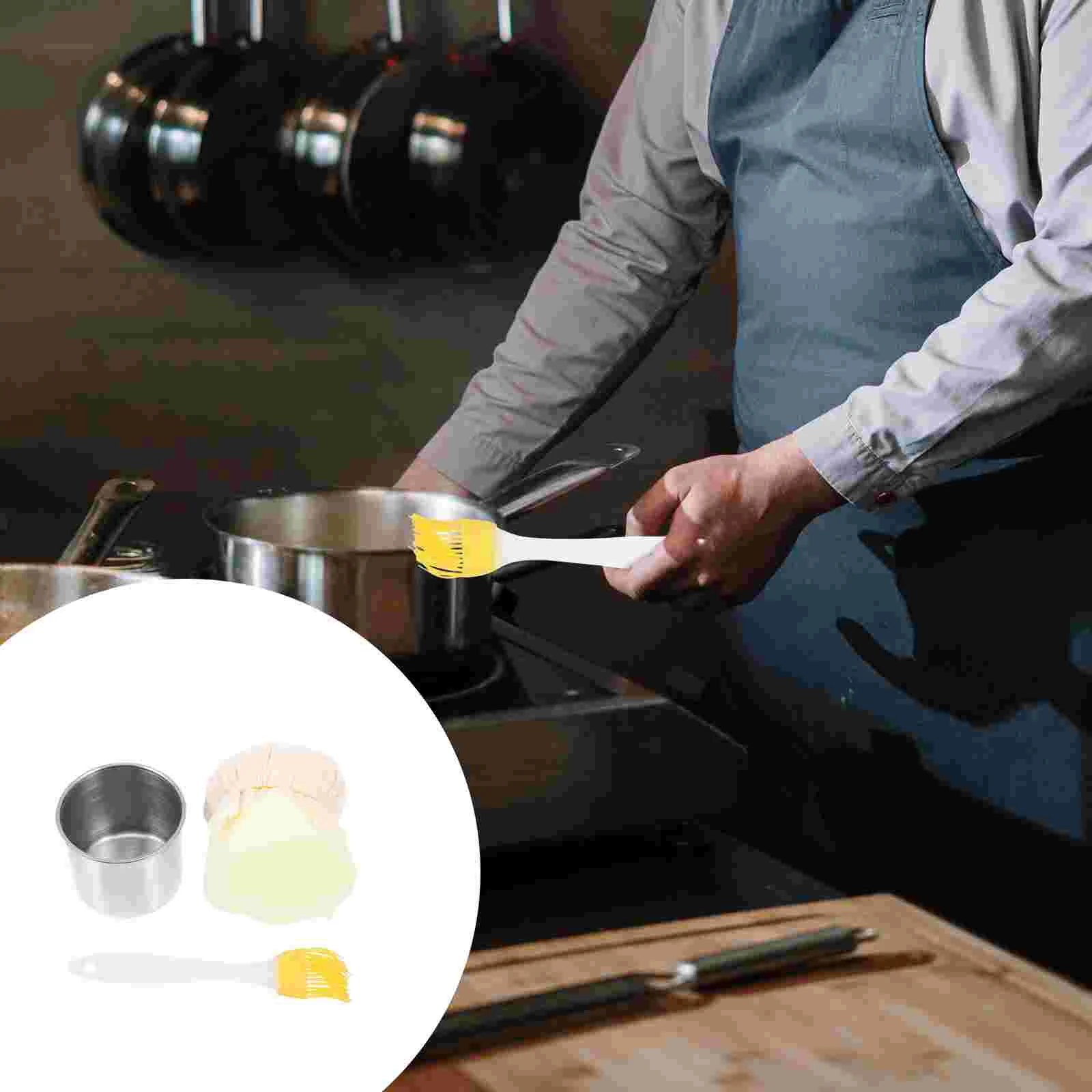 

Brush Oil Pancake Crepe Applicator Basting Spreader Bbq Barbecue Brushes Pastry Baking Tool Cooking Making Kitchen Butter