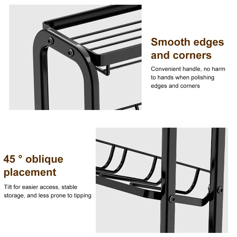 3-уровневая кухонная стойка для хранения приправ Многоуровневая столешница с