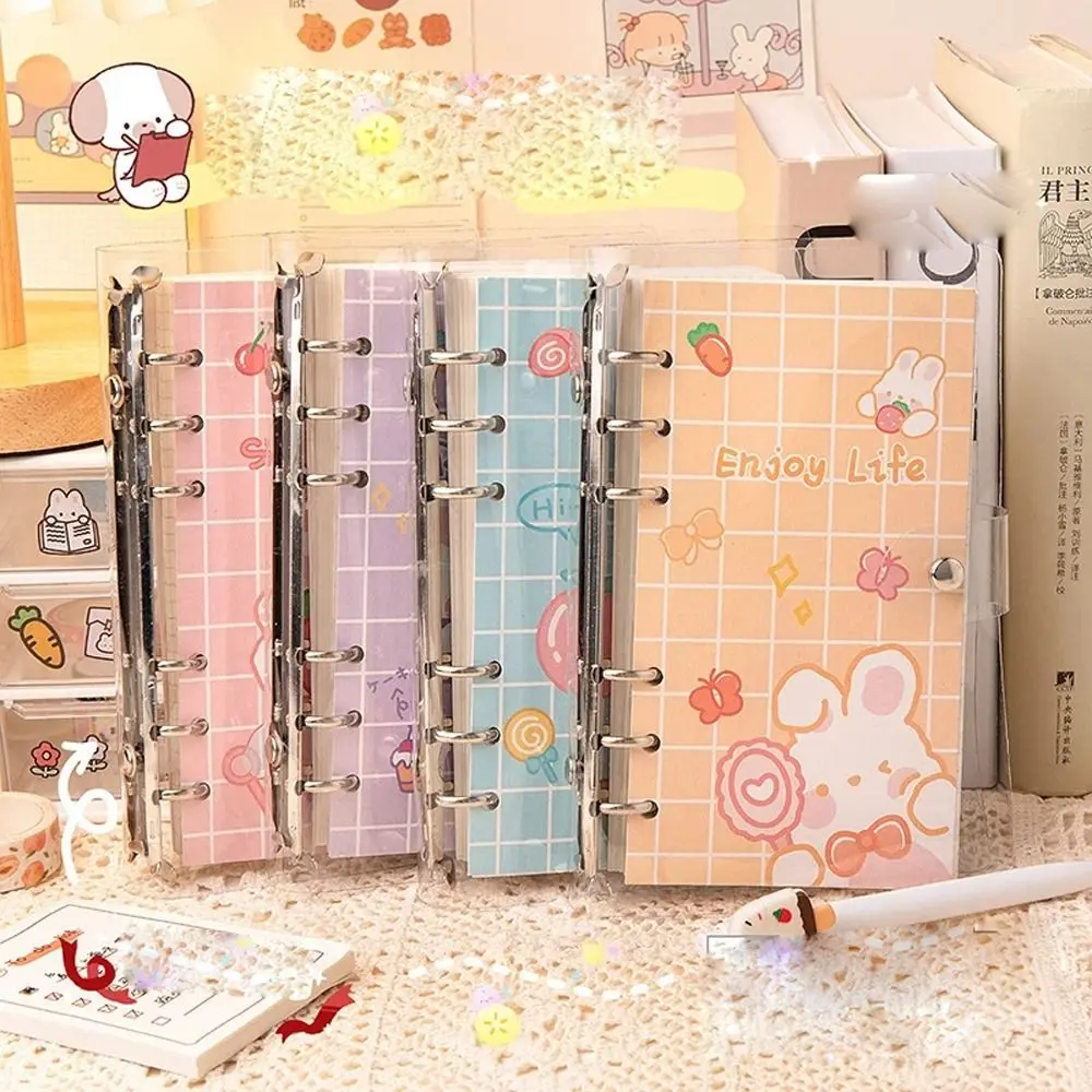 

Writing Pads School Stationery DIY Scrapbook Cartoon Notebook Notepad Handbook Loose-leaf Notebook Detachable Notebook