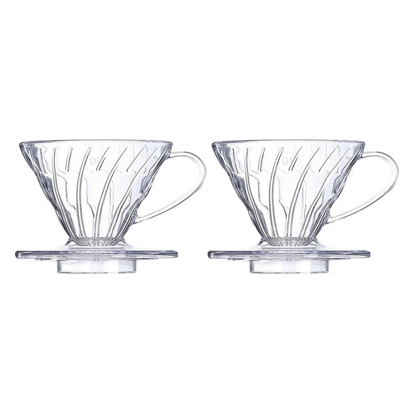 

2Pcs Coffee Filter Cones Dripper Holder Cup Reusable for Travel or Home Use Perfect for Pour over Coffee & Cold Brew