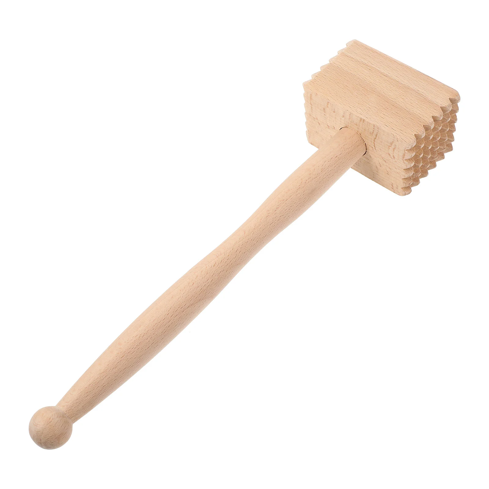 

Meat Hammer Tenderizer Mallet Steak Beef Pounder Wooden Kitchen Chicken Pork Cuber Tool Softener Manual Butcher Bbq Tenderising