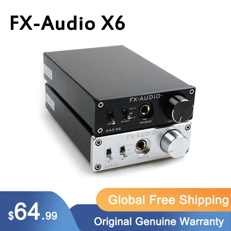 Фото Новый FX-AUDIO HiFi 2 0 цифровой аудио декодер DAC вход USB/коаксиальный/оптический выход