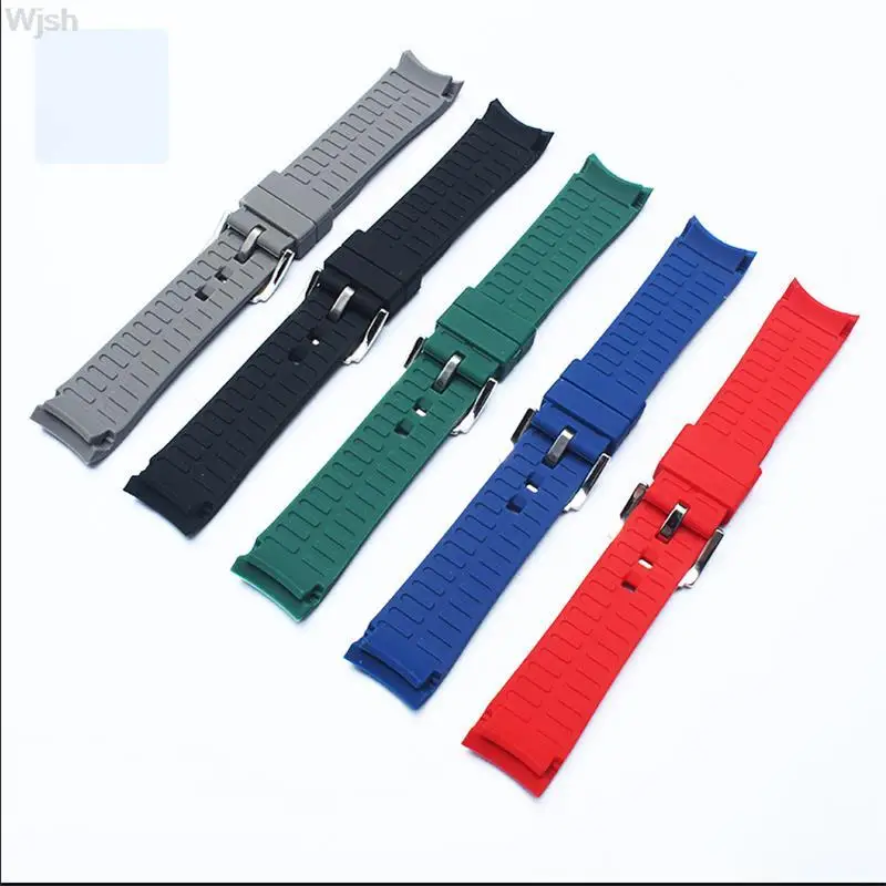 

Waterproof Silicone Watch Band 18mm 20mm 22mm 24mm Soft Rubber Diving Wrist Bracelet for Omega Seiko Rolex Tissot Tudor Strap