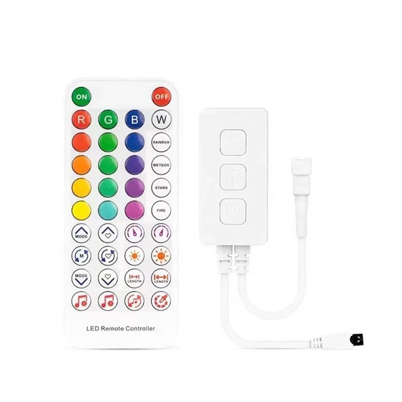 

SP611E Bluetooth Music Controller LED Dimming Controller With IR24 Key Remote Control