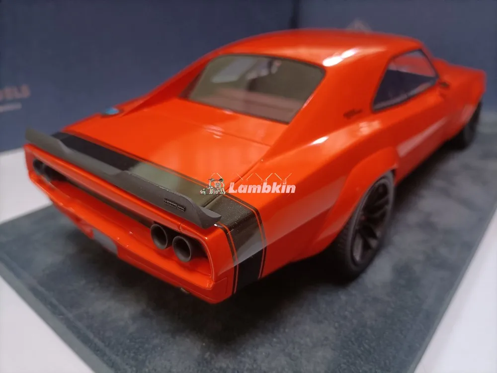 Модель автомобиля Engup 1/18 Dodge 426 Hellephant Orange Concept Классический коллекционный подарок