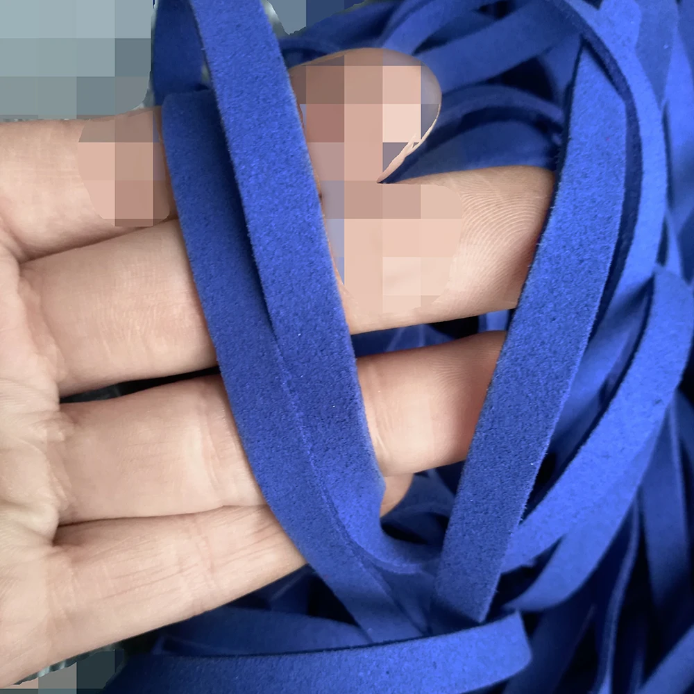 

cords kit bracelets maker crafts materials diy components jewellery 8mm width flat double sudue dark blue wholesale 30mm factory
