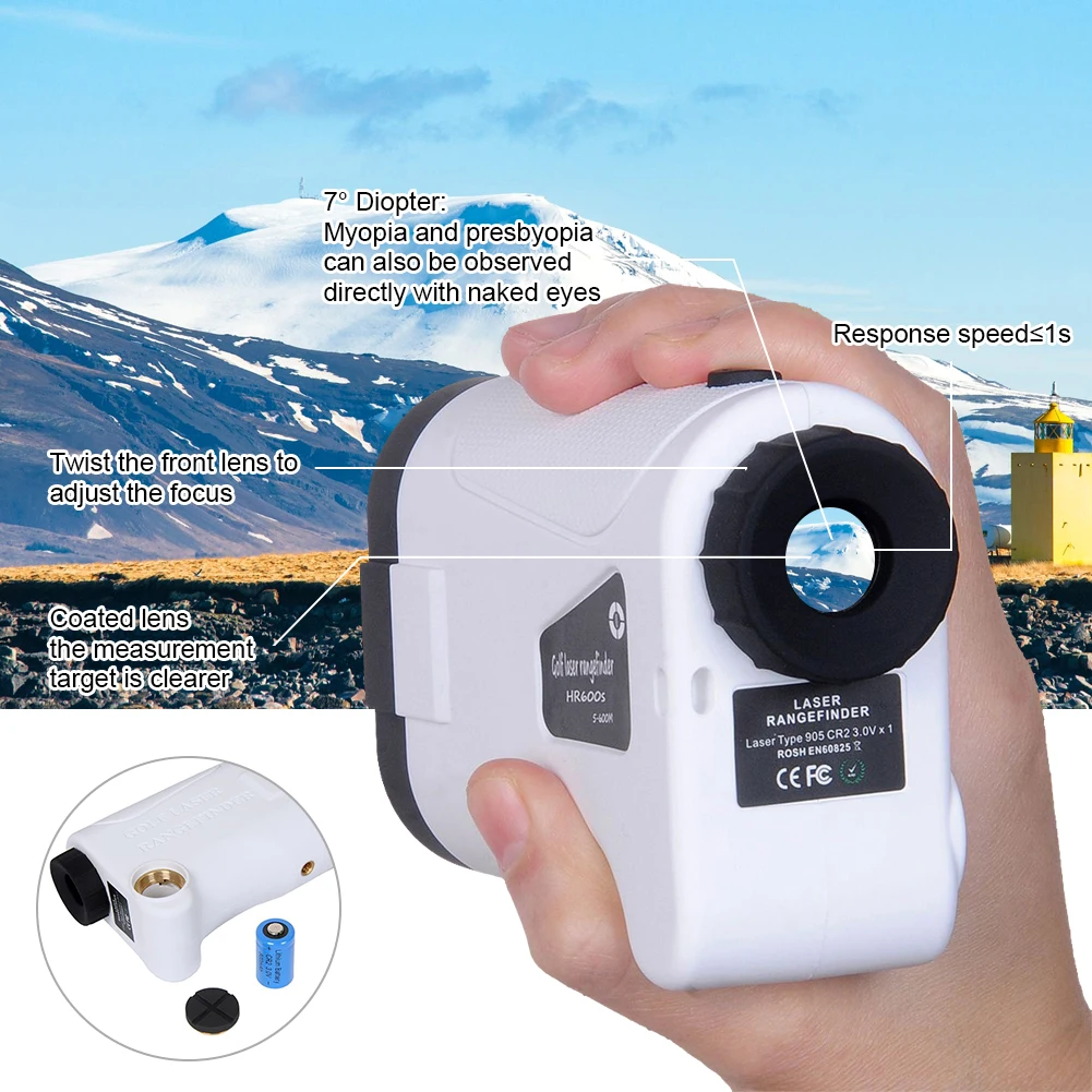

2022NEW Golf Laser Rangefinder 1000m 1500m Slope Flag-Lock Slope Pin Laser Rangefinder For Hunting Laser Distance Meter