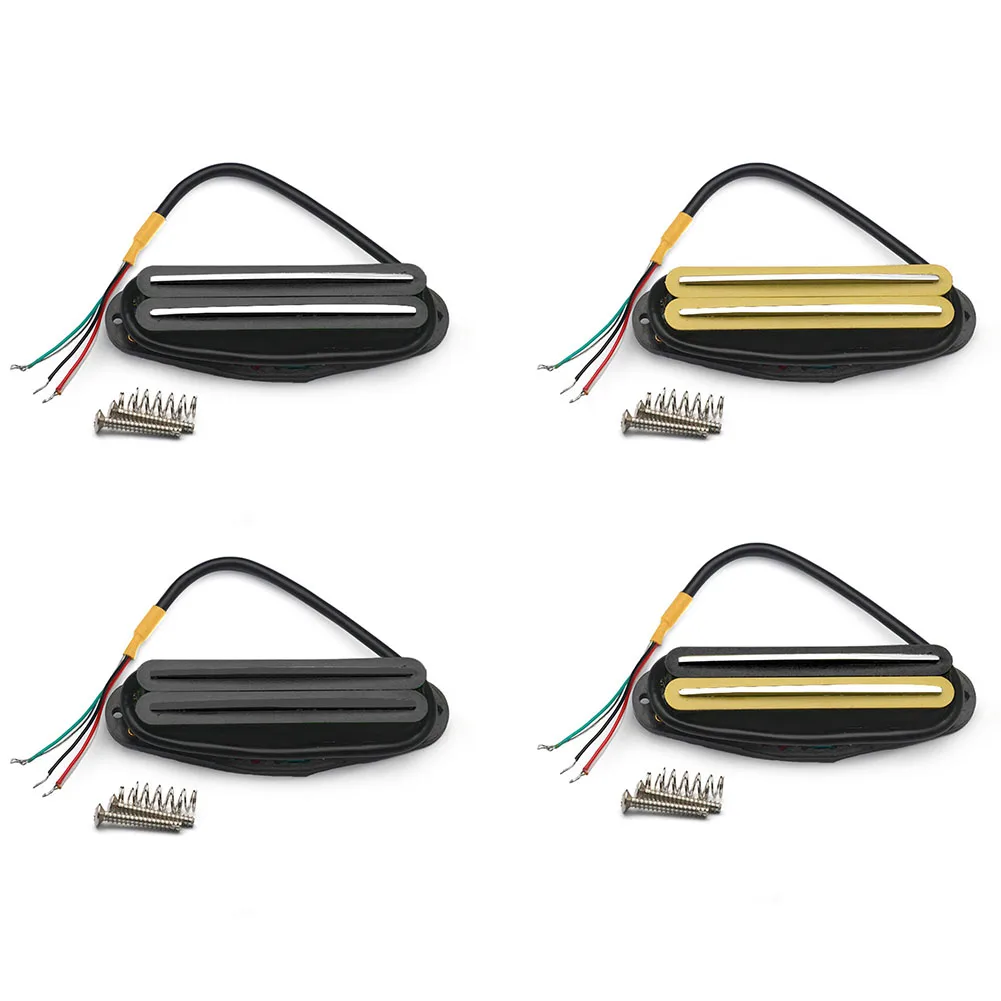

Double Coil Humbucker Pickup Sensitive Pickup For ST Electric Guitar Replacement Twin Blade Dual Coil Four Counduct With Shield