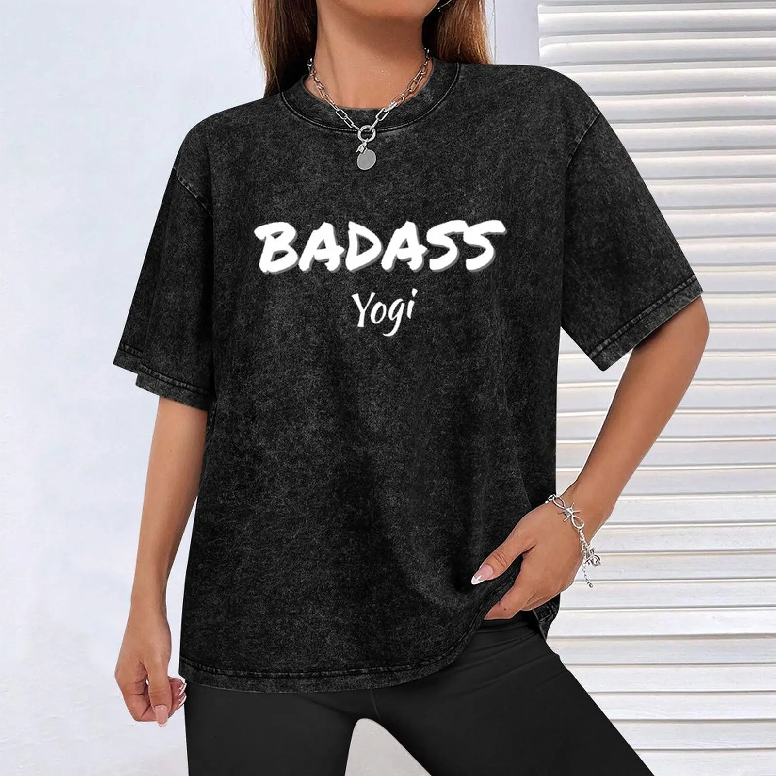 Фото Футболка Badass Yogi для работы на открытом воздухе с короткими рукавами №4