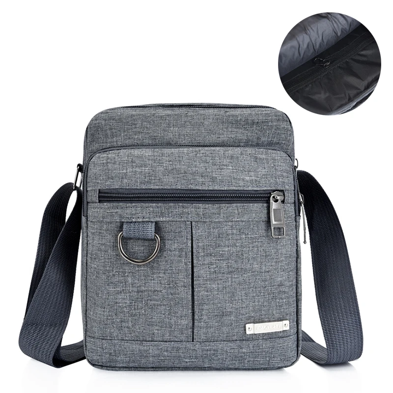 

Scione Oxford Men Handbag Teenager Casual Shoulder Bags for Phone Business Men's Designer File Crossbody Bags K263