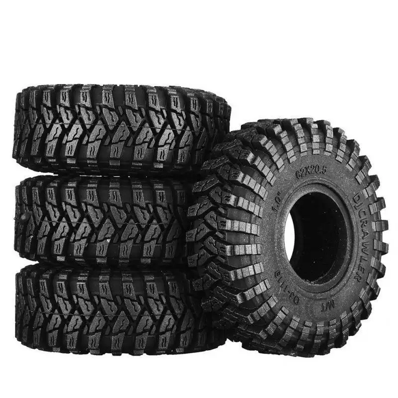 

For Axial Scx24 Tyre Axi00001 Axi00002 T1t2 Gladiator 1/18 1 Inch Mud Terrain Tires Butyl Rubber 1/24 Rc Crawler Truck Car Parts