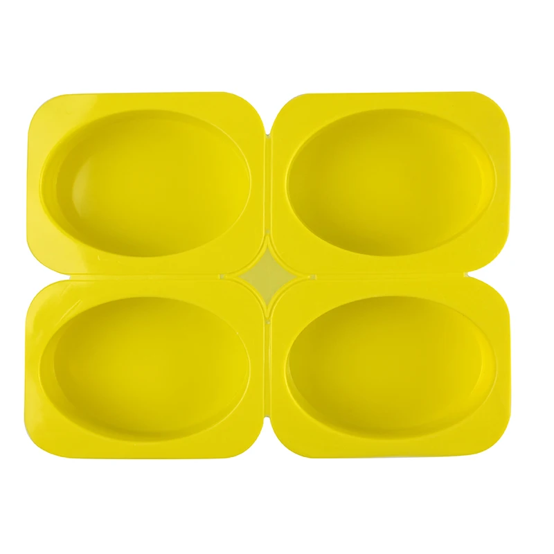 

New 4 Cavity Ellipse Shapes Soap Silicone Mold for Making Soaps 3D Diy Handmade Mould Decoration Wax Candle Cake Tray Tools