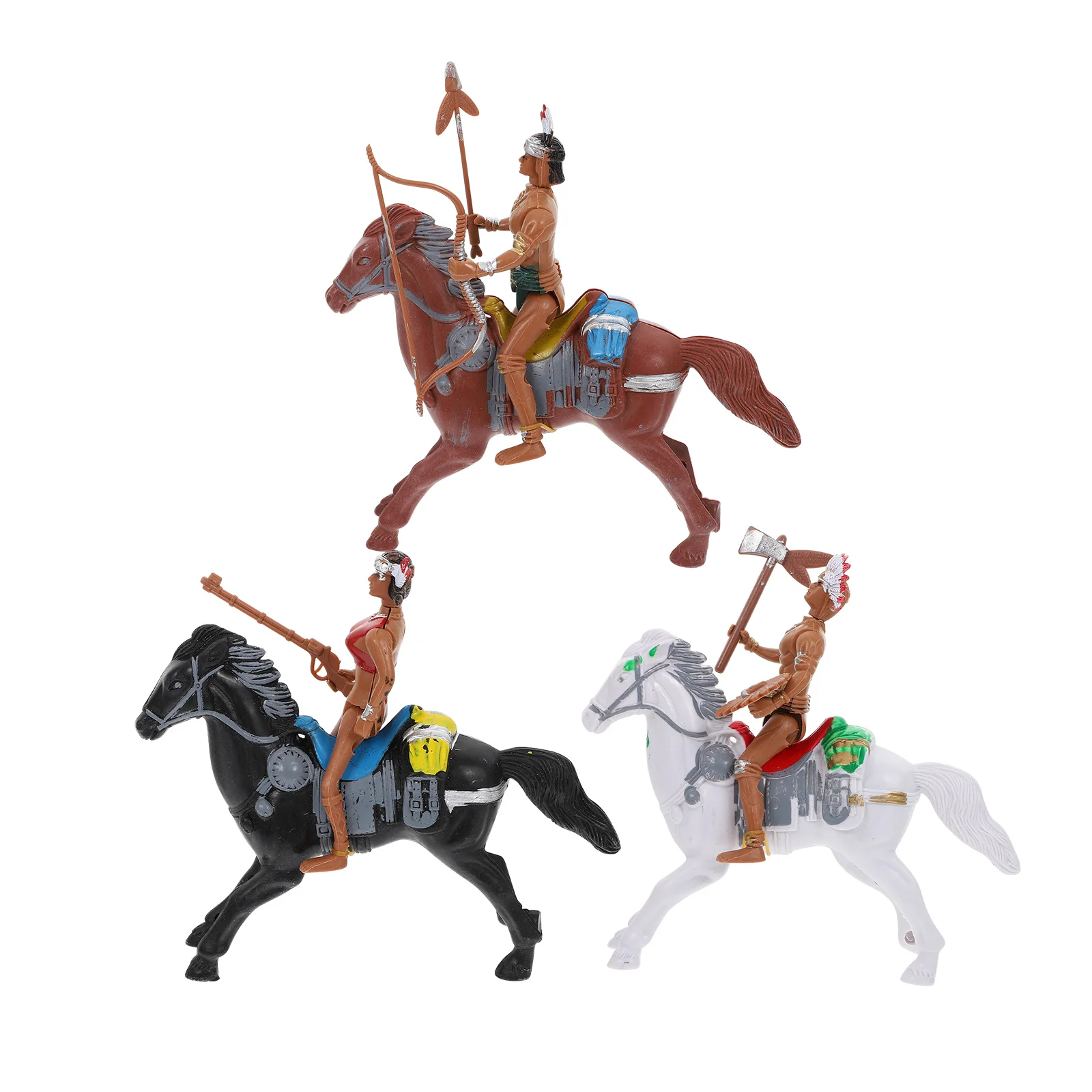 

Indian Riding Model Figures Toys Figure Action Indians Horse Cowboy Figurines Cowboys Playset Statue Toy Miniatureminisimulation