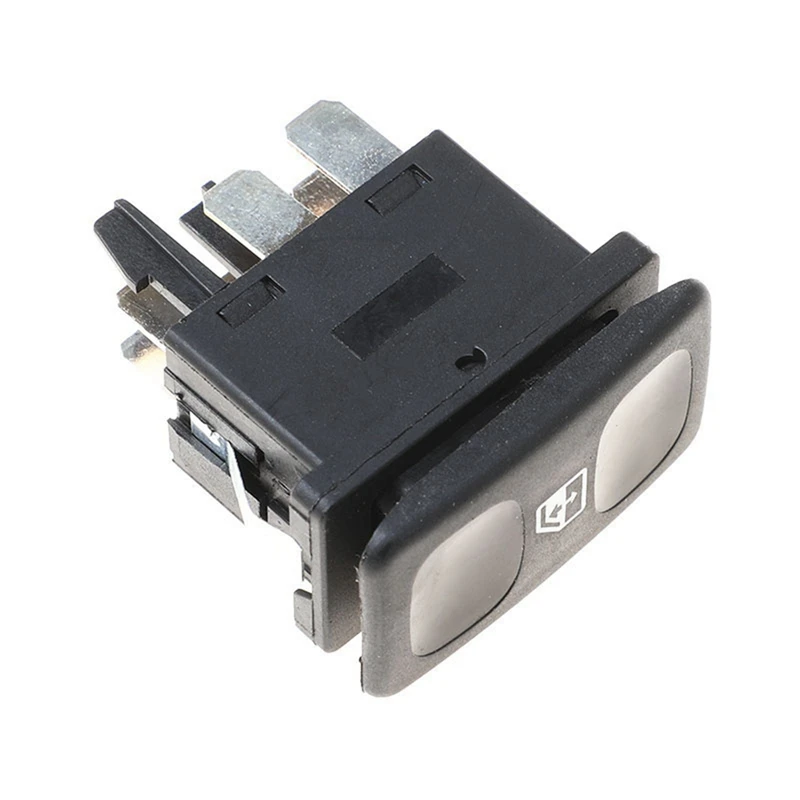 Автомобильный черный пластиковый металлический переключатель управления окном