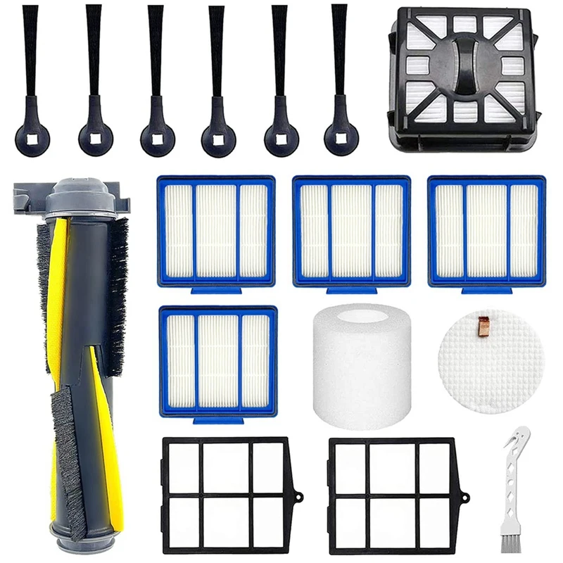 

Hepa Filter Main Roller Side Brush Kit for Shark IQ R101Ae RV1001Ae R101 RV1001 Robot Vacuum Cleaner Replacement Part