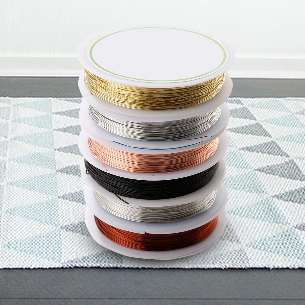 

Цветная проволока для бисероплетения, 6 рулонов