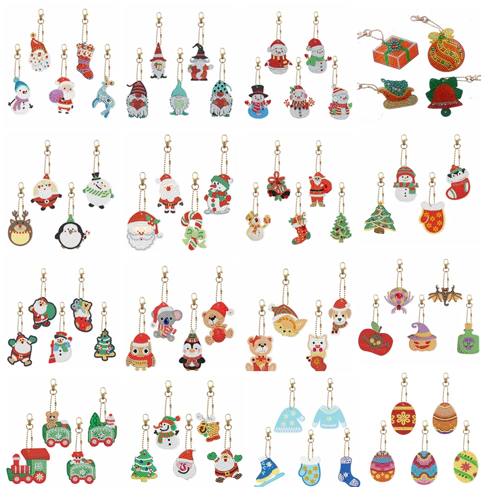 

4-5 шт., брелок для ключей с вышивкой