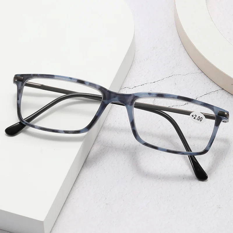 Unisex Plastic and Metal Combination, Spring Arms, Blue light Block, Computer Mobile Digital Reading Glasses