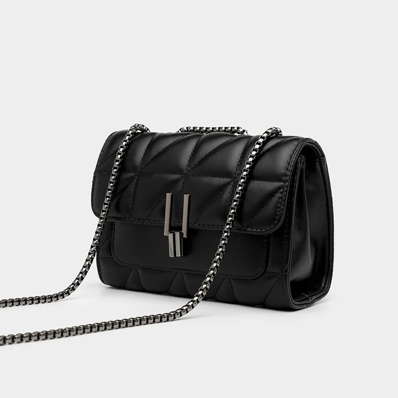

2023 new small fragrance wind rhombic chain bag, one-shoulder, foreign-style, cross-body, versatile, large-capacity women's bag