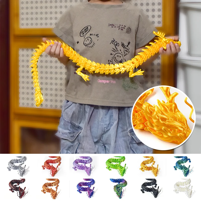 Хрустальная игрушка-дракон 30/45 см