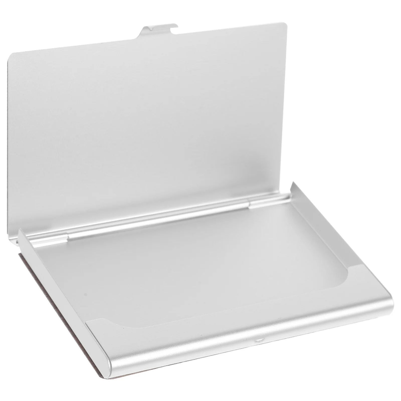 Чехол для визитных карточек удобный держатель с надписями черный орех офисный