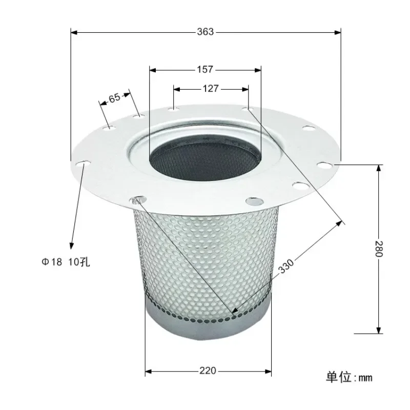 GA75+сепаратор нефти и газа 1622365600 / 2901056622 аксессуары для винтового воздушного