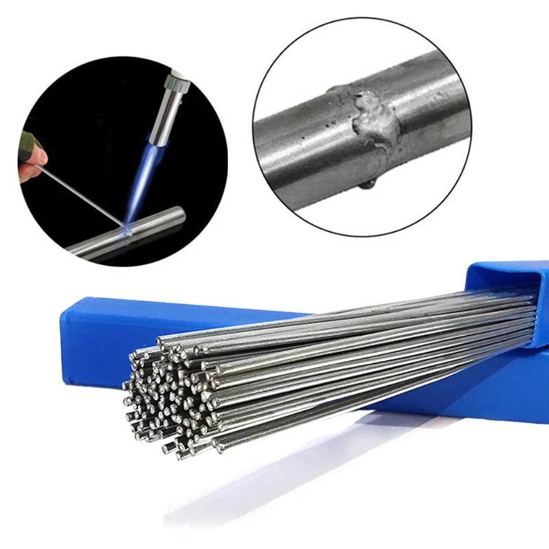 

30Pcs 1.6mm Brazing Low Temperature Easy Melt Aluminum Flux Cored Welding Rod Soldering Aluminum Wire Bars No Need Solder Powder