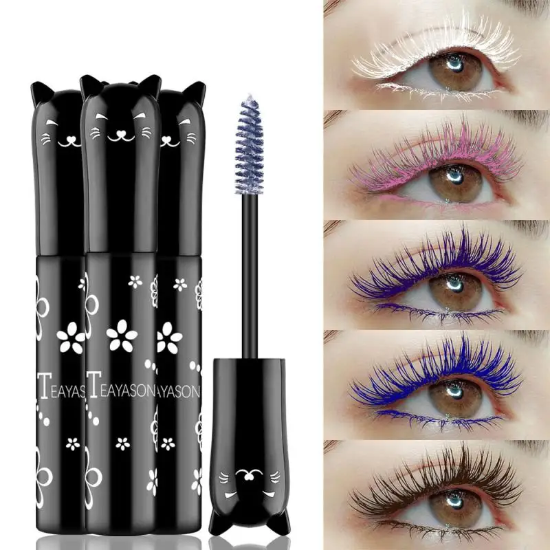 

TEAYASON Color Mascara Waterproof Long Lasting Eyelashes Easy To Remove Eyes Makeup Mascara Beauty Mascara Makeup Beauty