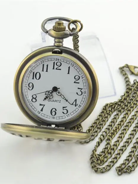 Vintage quartz pocket watch punk nostalgia pocket necklace pocket watch