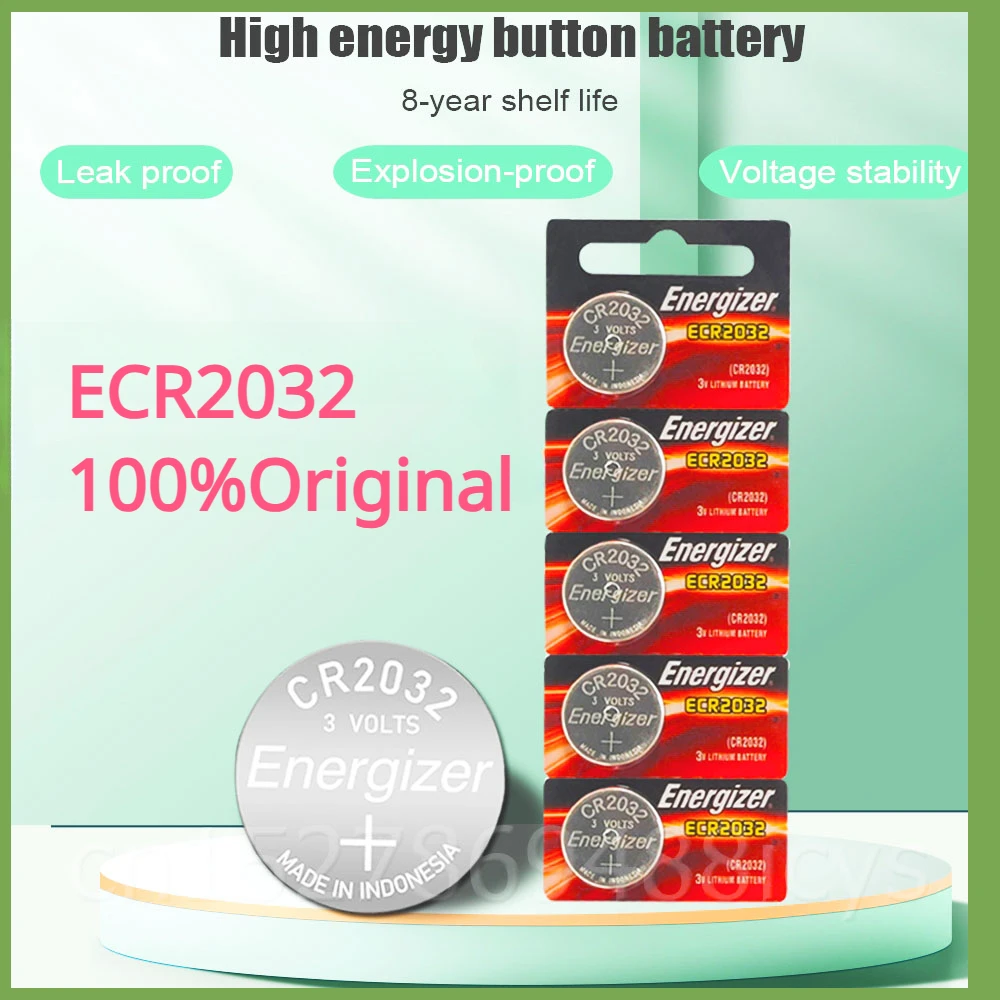

2/5/30PCS CR2032 CR 2032 3V Lithium Battery DL2032 ECR2032 BR2032 Button Coin for Watch Toy Calculator Control Car Remote Cell