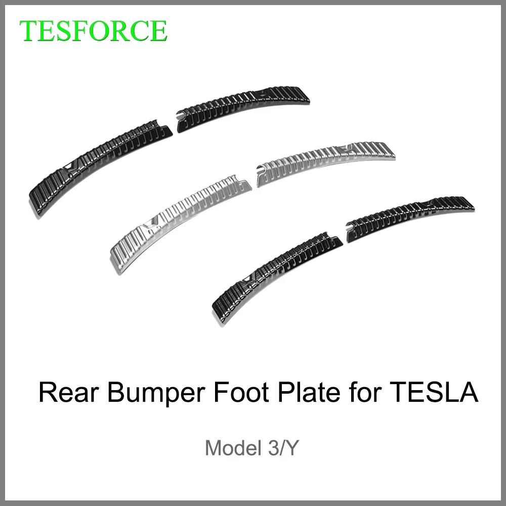 

for Tesla Model 3 Model Y 2017-2022 Rear Bumper Foot Plate Trunk Door Sill Guard Protector Cover Model 3/Y Rear Trunk Sill Cover