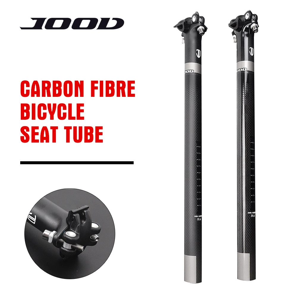 

JOOD carbon seatpost 27.2/31.6mm mountain bike seat post tube400mm length