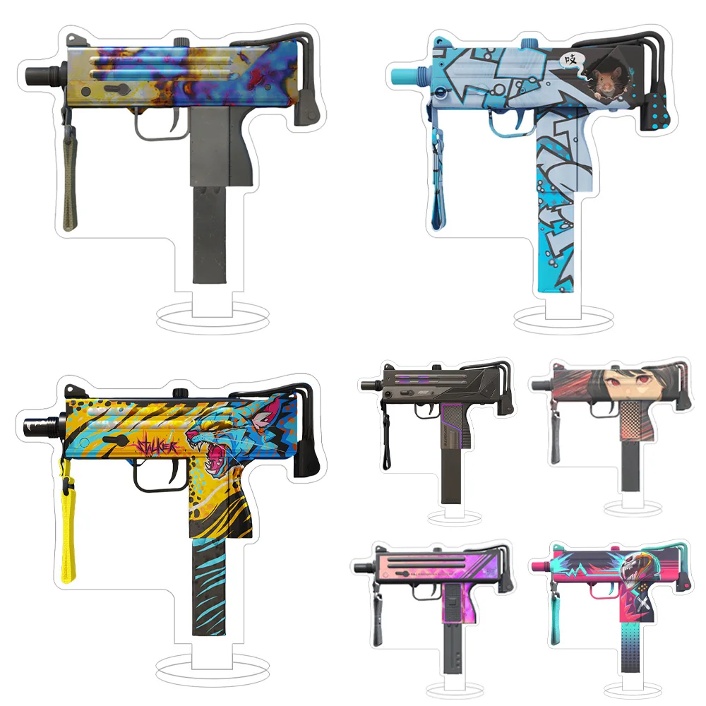 LoenStore CS2 GO MAC-10 Игровое оружие Stalker Curse Красная филигранная медь Borre Горячие змеи Skins
