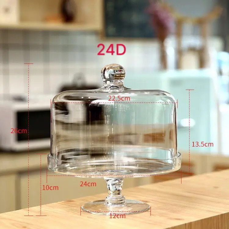 

Стеклянная тарелка для торта